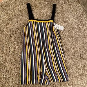Zara Striped Knit Romper, size M